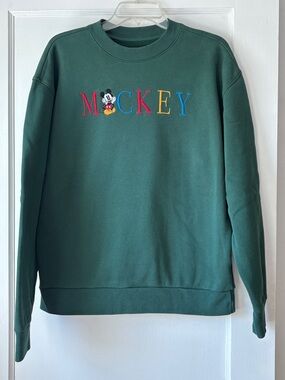 Hollister X Mickey Mouse Disney Embroidered Crewneck Sweatshirt